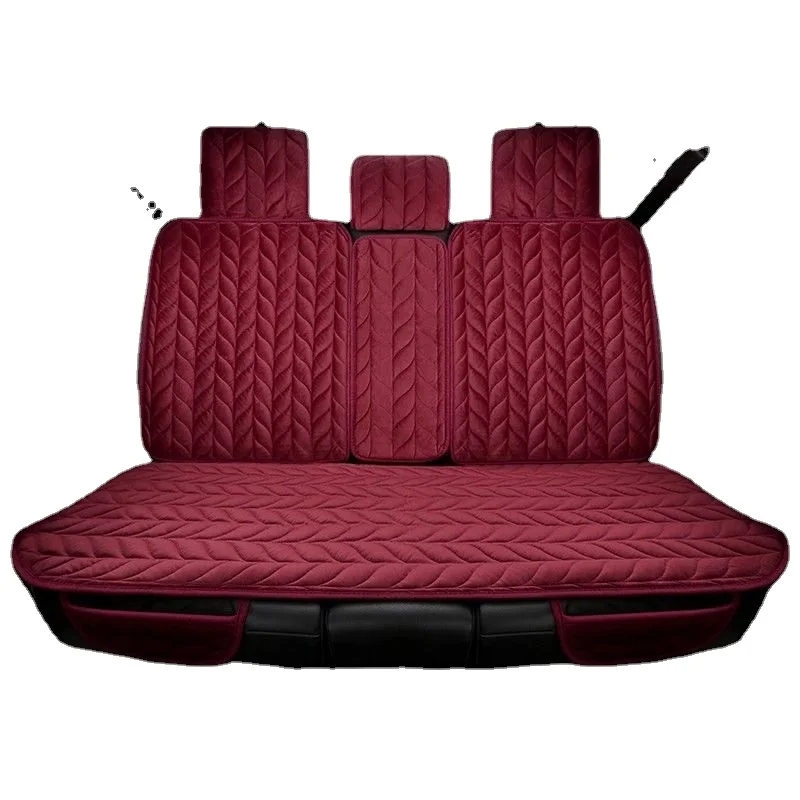 

New Internet Red Winter Car Cushion Down Cotton Warm and Thickened car accessories seat covers for cars full set