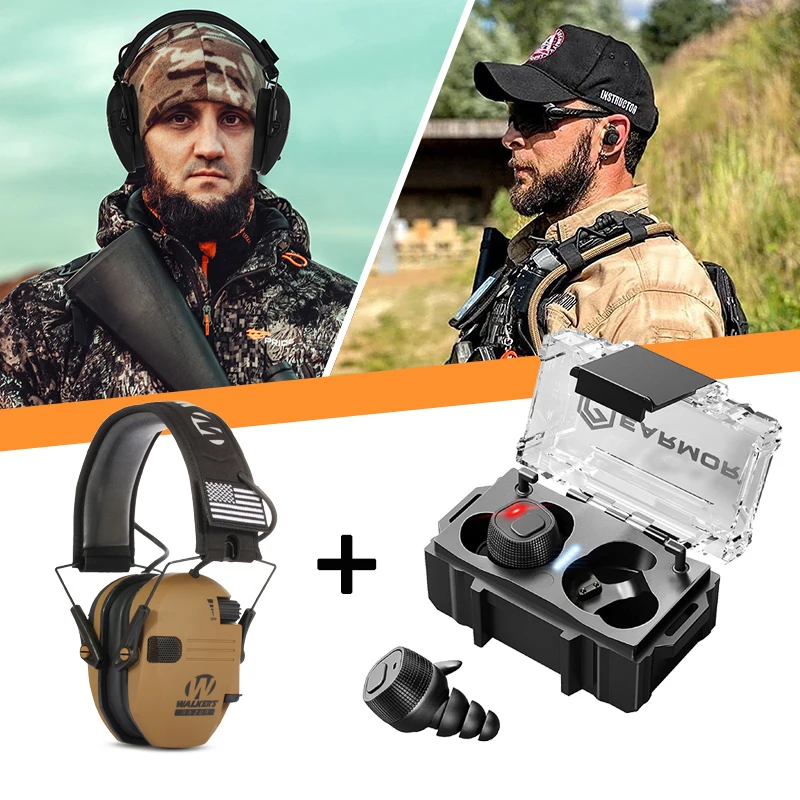 

Беруши Earmor M20 MOD3, электронные наушники с шумоподавлением, Защита слуха, наушники для охоты