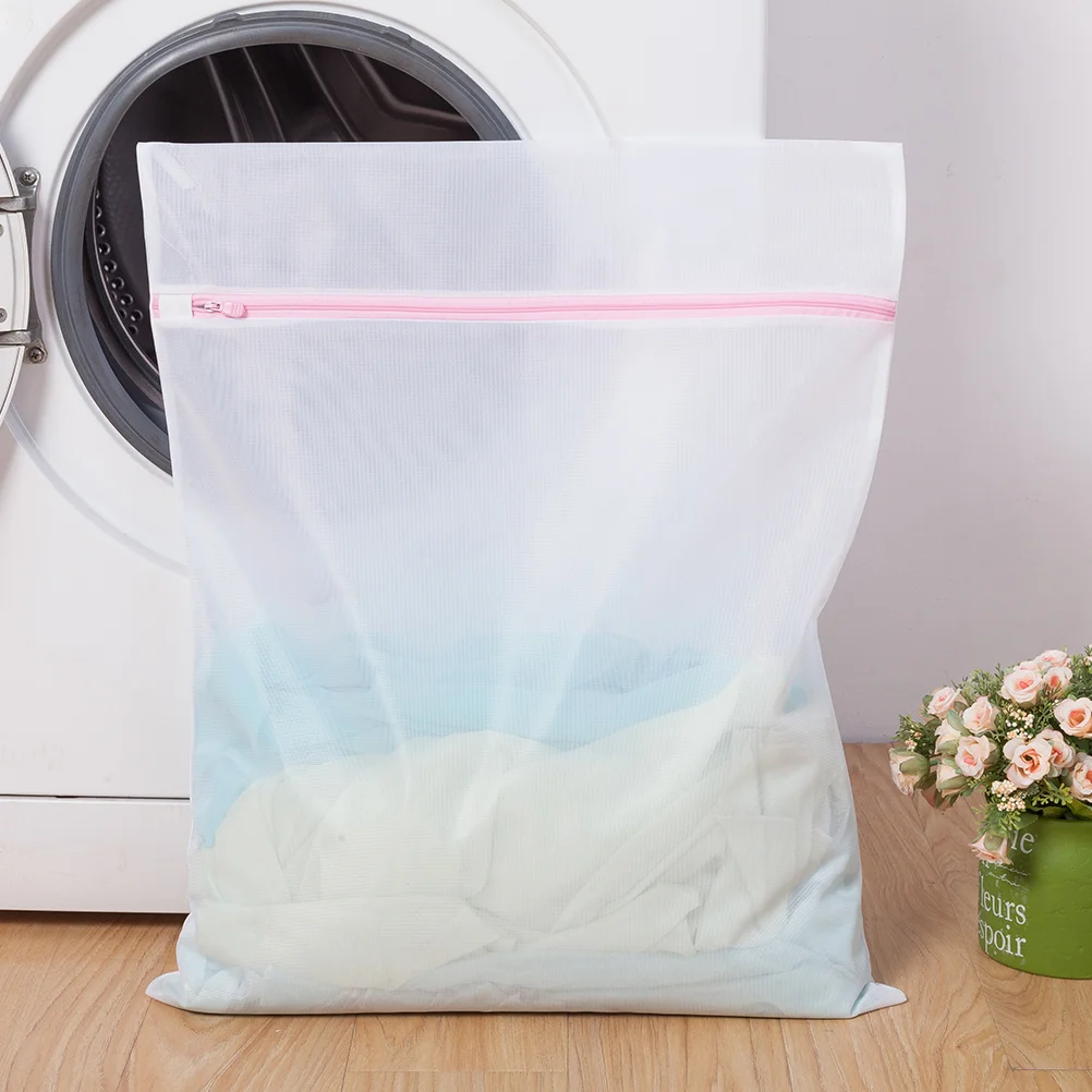 

5pcs Thickened Laundry Bag Set Fine Mesh Washing Bags Garment Delicates Protection Bags with Zipper Closure