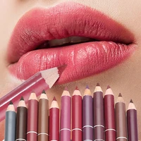 1pc professional wood lip liner pen waterproof eyeliner pencil lady charming womens makeup long lasting cosmetic tool