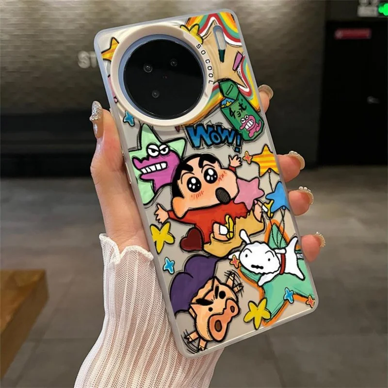Фото Чехол для телефона с милым мультяшным карандашом Shin-chan для vivo X200 X100 X90 X80 X70 X60 Pro Ultra S mini X200Ultra, противоударный чехол Shinchan №5