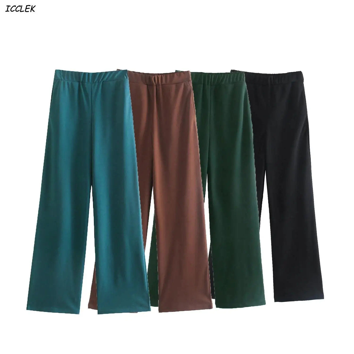 

Pant For Women Loose Wide Leg Elastic High Waist Simple Comfortable Trousers Sport Jogger Yaga Pants Spring Summer Casual Pants