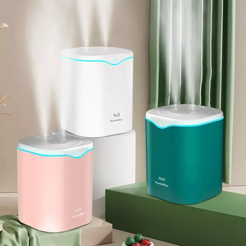 

Double Sprayers Air Humdifier for Home Office Bedroom USB Mist Maker Fogger