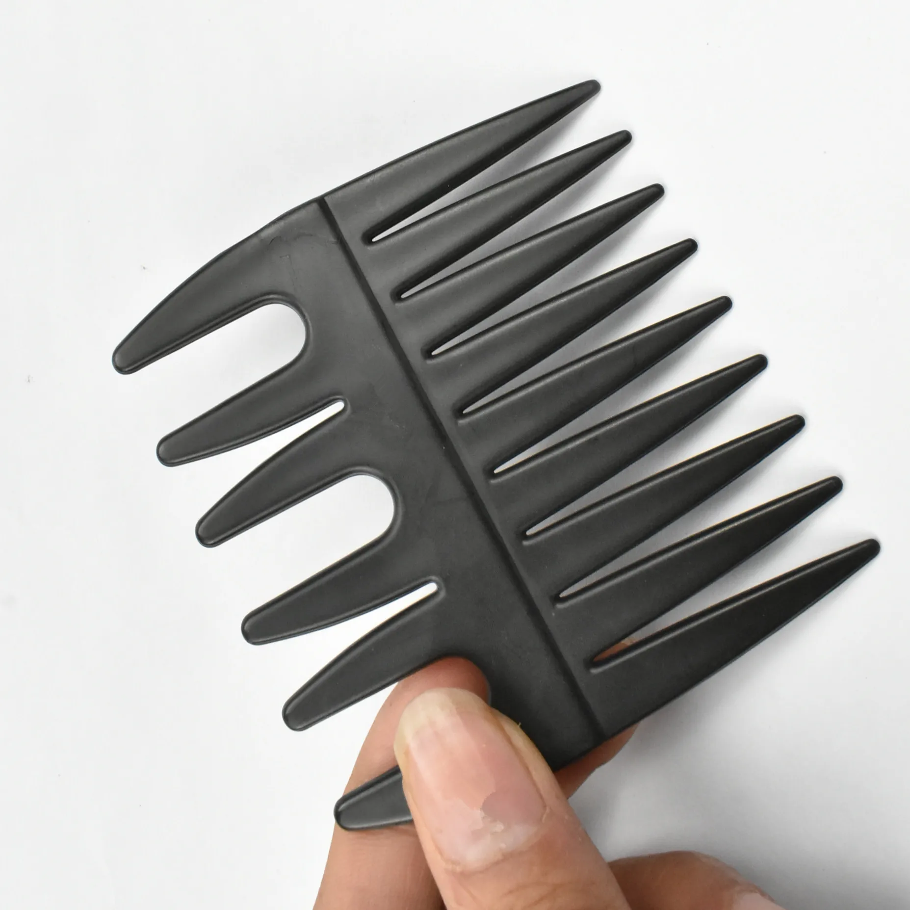 

Beauty Tools Barber shop dual-purpose oil head comb fishtooth comb Airplane head styling comb Black perm zone