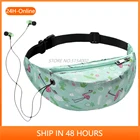 Поясная Сумка в форме подушки для женщин, Женский кошелек с карманами и ярким 3D принтом, забавные повседневные дорожные походные сумочки на бедро для девушек