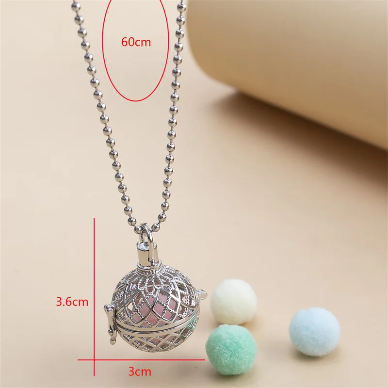 Модная ароматерапия ювелирные изделия медальон Подвеска Ожерелье парфюм