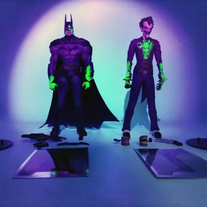 

In Stock Original Mcfarlane Dc Batman: Arkham Asylum Batman The Joker Anime Action Collection Figures Model Toys Gifts for Kids