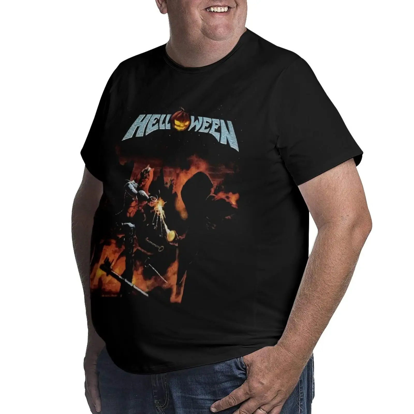 Футболка Helloween 7 Sinners из немецкого мощного металла 5107 большие размеры мужские