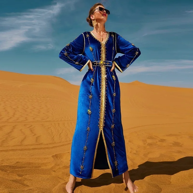 Ramadan Eid Mubarak Abaya Dubai Arabic Turkey Islam Indian Muslim Robe Femme Long Dresses For Prayer Clothes Women Kaftan