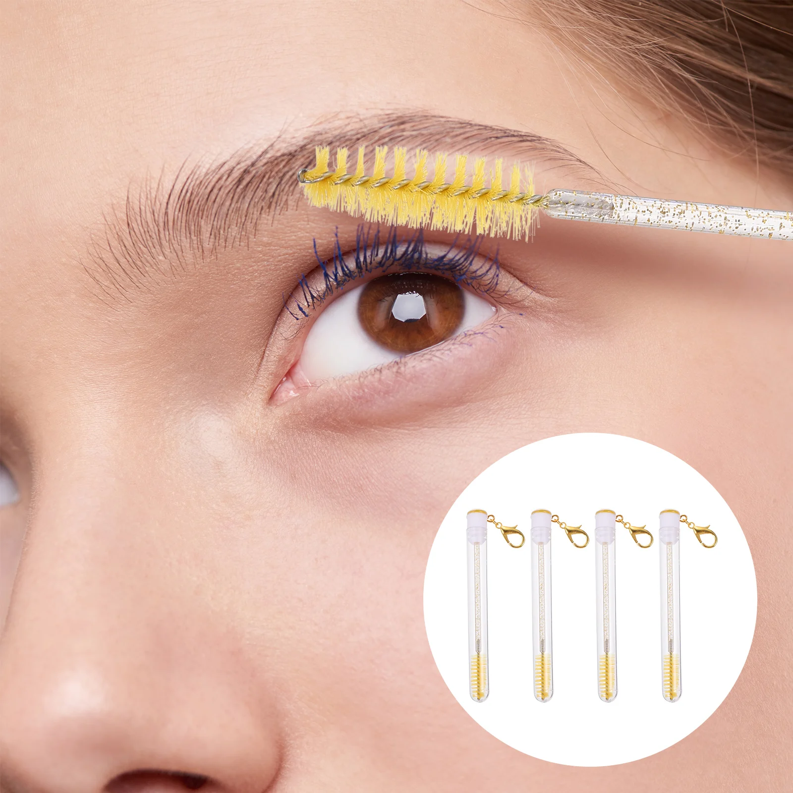 

Eyelash Mascara Brush Lash Wand Tube Empty Bottle Comb Applicator Tubes Spoolie Eyebrow Makeup Brushes Extension Wands Brow