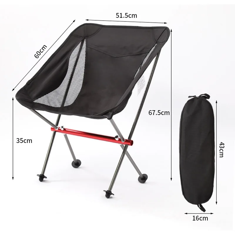 Складной пляжный стул съемный портативный легкий высококачественный для