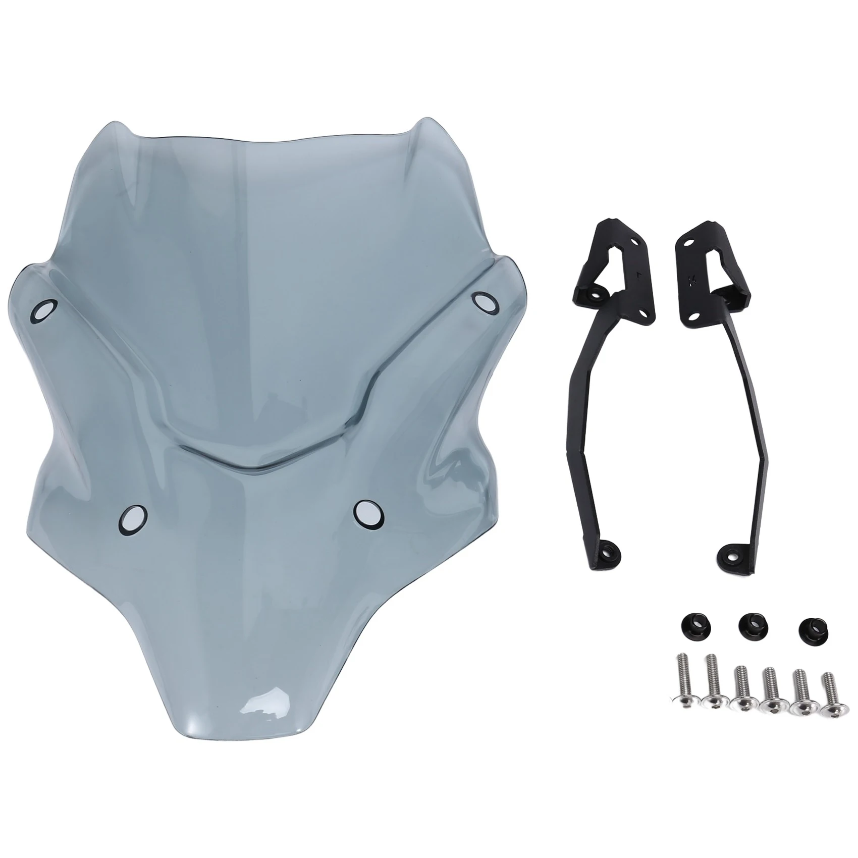 

Ветровое стекло для мотоцикла, двойной пузырьковый ветровой дефлектор для Yamaha FZ-07 MT07 FZ07 2021 (прозрачное