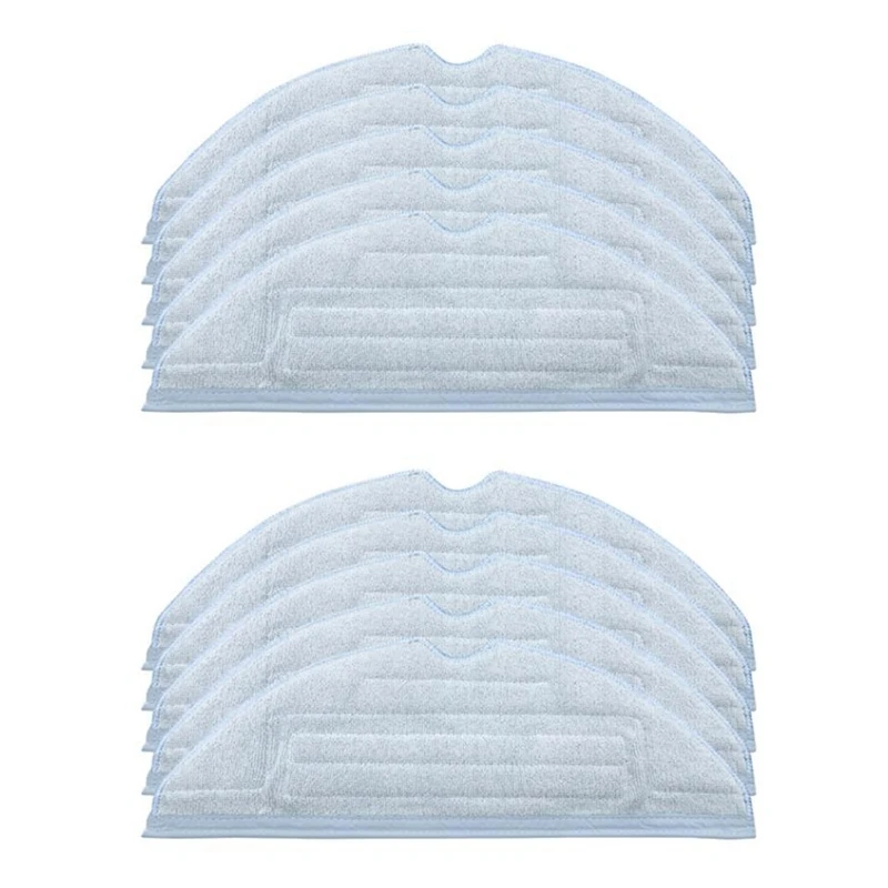 

10 PCS Mop Cloth Side Brush For Xiaomi T7 T7plus S7 For Roborock Vacuum Cleaner Accessories