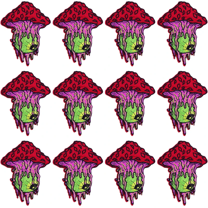 Патчи с вышивкой в стиле панк 10 шт./лот