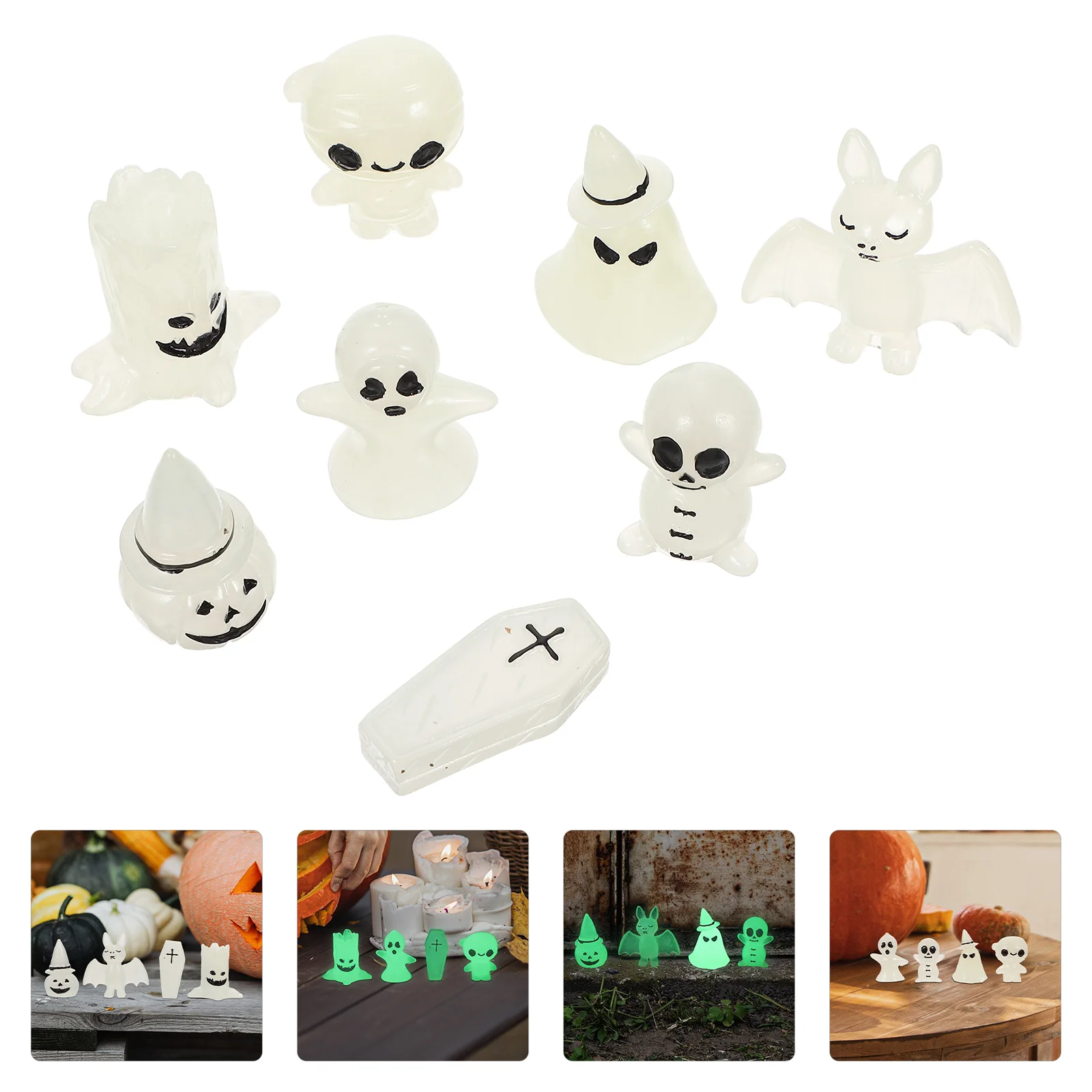 

Миниатюрные фигурки призрака, искусственные украшения для дома