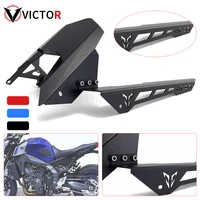 for yamaha mt07 mt 07 mt 07 2013 2020 fz07 fz 07 fz 07 2015 2020 motorcycle cnc rear tire fender mudguard with chain guard cover