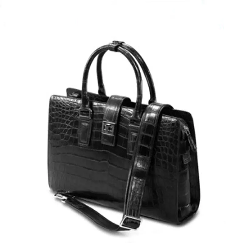 KEXIMA Cestbeau new arrival  import Nile crocodile leather man bag crocodile leather  men briefcase whole leather natural