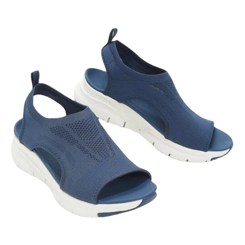 

Women Summer Mesh Casual Sandals Ladies Wedges Outdoor Shallow Platform Shoes Female Slip-On Light Comfort Shoes Plus Size