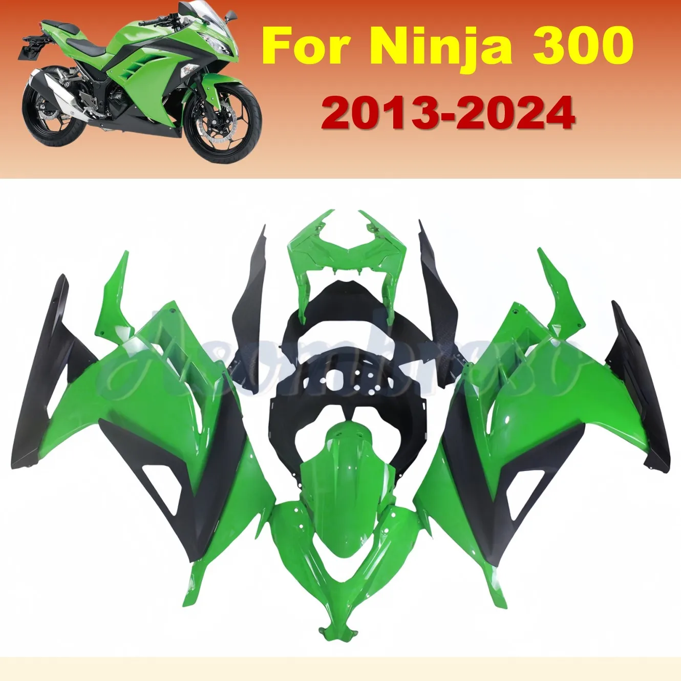 Полные обтекатели из АБС-пластика для Ninja 300 2013-2024 2017 EX300 аксессуары мотоциклов