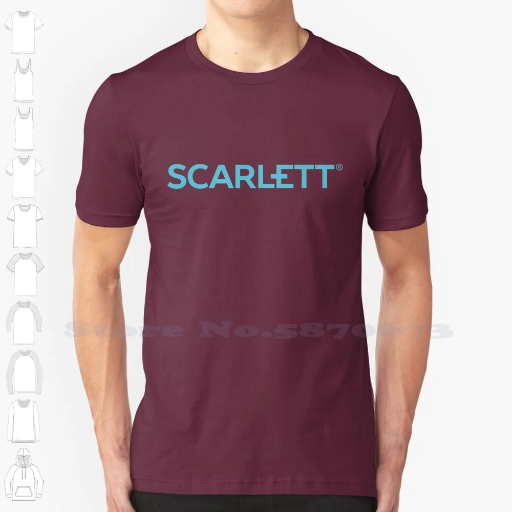 

Scarlett Logo Brand Logo 2023 Streetwear T Shirt Top Quality Graphic Tees
