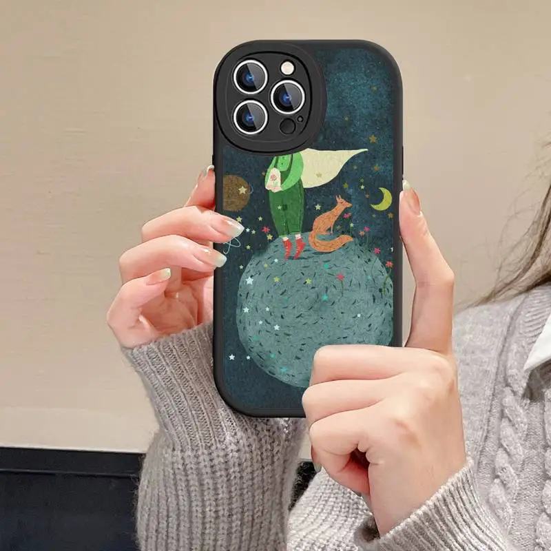 Art Little Prince Phone Case Hard Leather For iPhone 14 13 12 Mini 11 14 Pro Max Xs X Xr 7 8 Plus