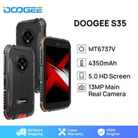 2021 DOOGEE S35 Rugged Phone Sony 13MP Triple Camera Mobile Phones 360 All-Round Protection 3GB 16GB Cellphone 4350mAh