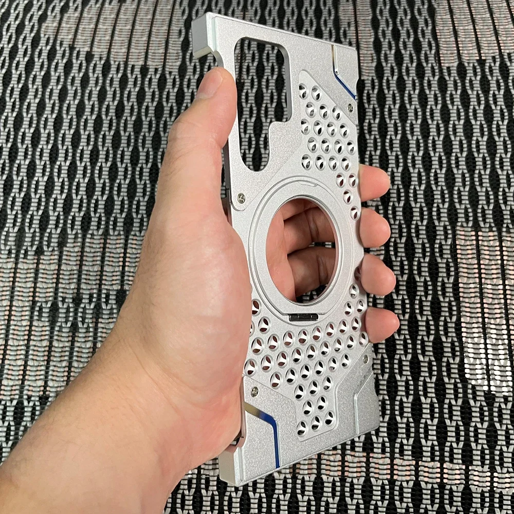 Броня из металлического сплава для Samsung Galaxy S22 Ultra безрамный чехол 22 U защита от