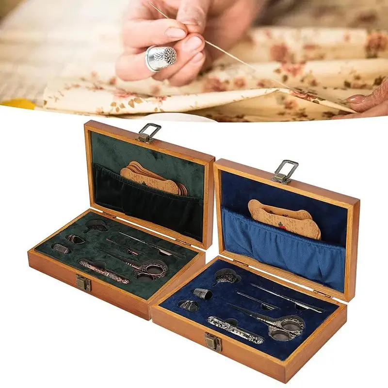 

Набор винтажных ножниц, ножницы в античном стиле, швейные инструменты в европейском стиле, инструменты для рукоделия, инструменты для творчества с шилом, резак для ниток, наперсток, игла, цилиндр