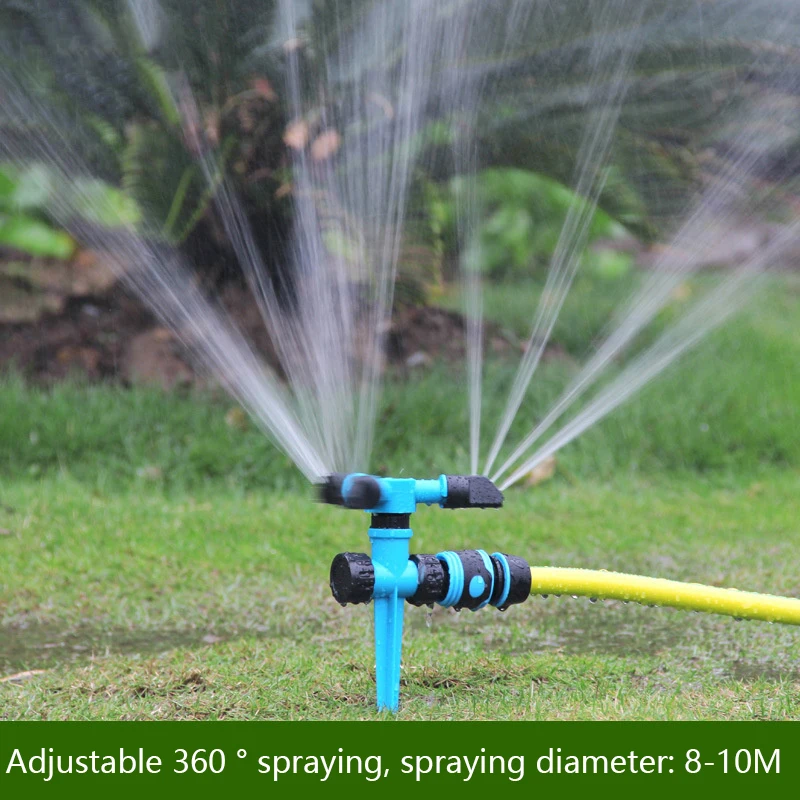 

1 шт., садовый Дождеватель для газона, вращающийся на 360 градусов, покрывающий большую площадь до 2000 кв. м. Футы, автоматическое орошение двора