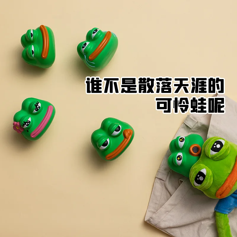 Creative Sad Frog Slow Rebound Decompression Toy To Send Girlfriend Decompression Gift Big Head Frog Frog Series Stress Reliever enlarge