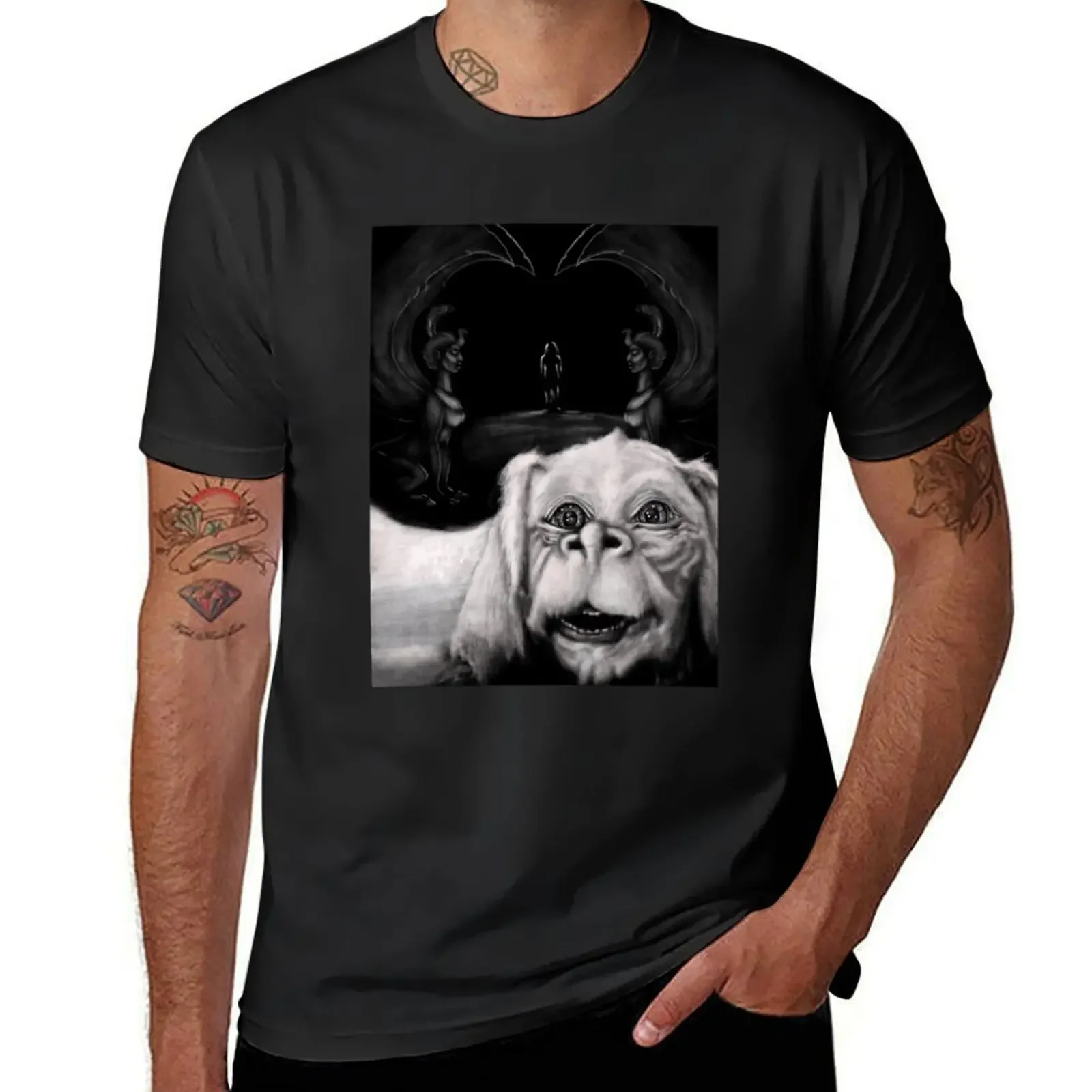 Футболка Falcor с коротким рукавом Мужская футболка футболки графическим рисунком