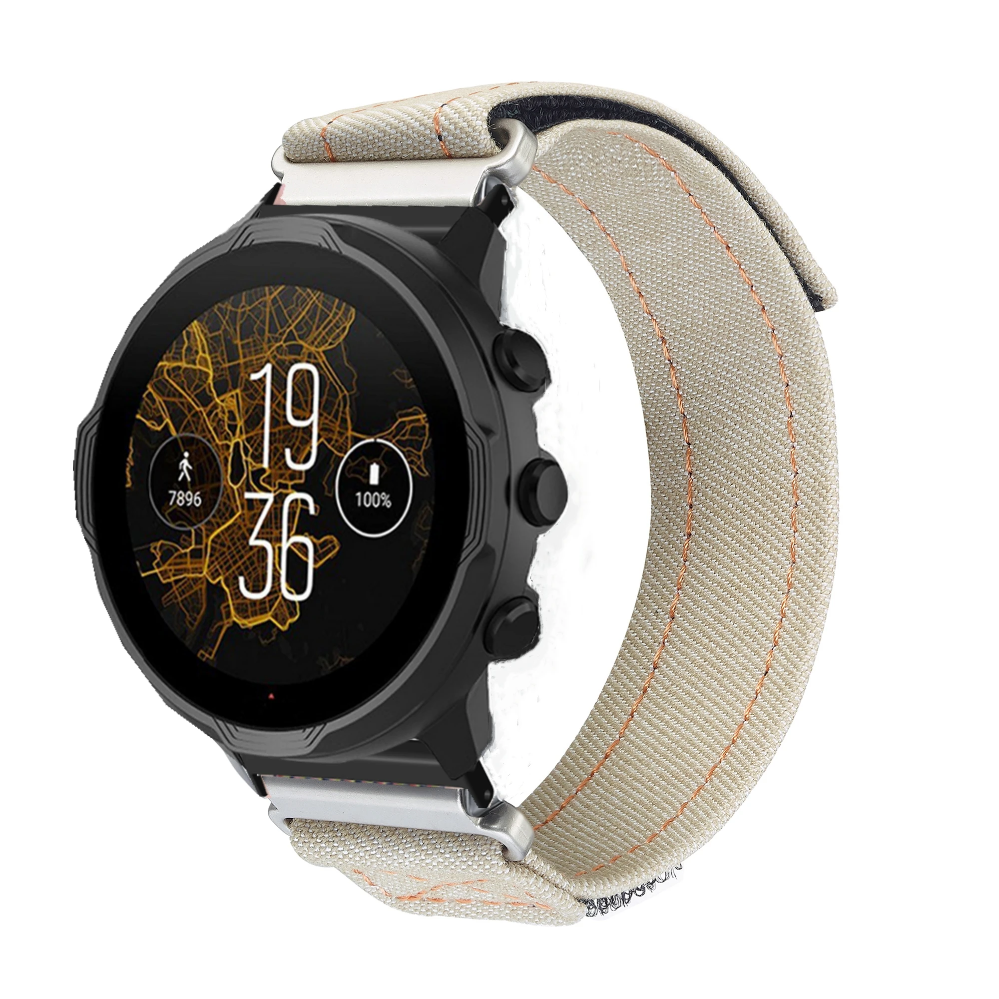 Фото Удобный нейлоновый ремешок Suunto 24 мм, браслет для Suunto7/ 9/9Baro Suunto Spartan Sport, браслет HR Band D5, браслет №3