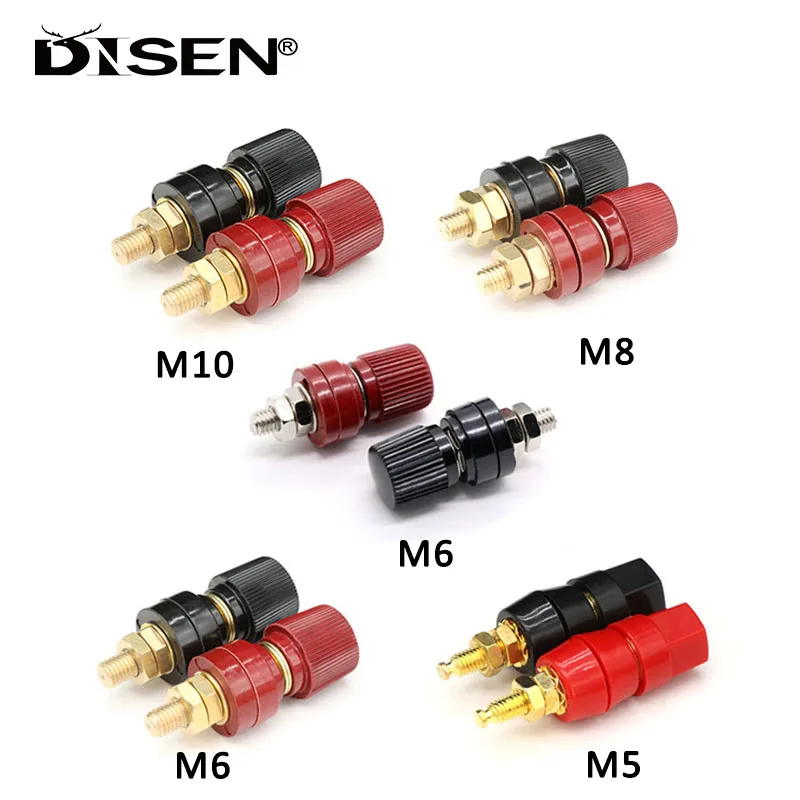 

1PC 333/555 M5/M6/M8/M10 Iron/Full Copper Terminal Blocks Power Supply Terminals Welding Machine Inverter Post Connector