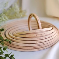 12 Pcs DIY Bamboo Embroidery Hoop Tool Accessory Wood Frame Art Craft Cross Stitch Sewing Manual