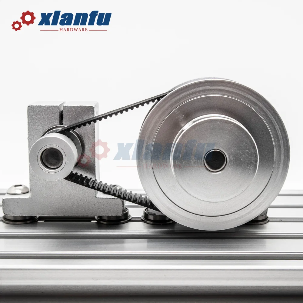 Комплект шкивов Для зубчатого ремня 2GT 20T 80T отношение 1:4 отверстие 3 ~ 16 мм комплект