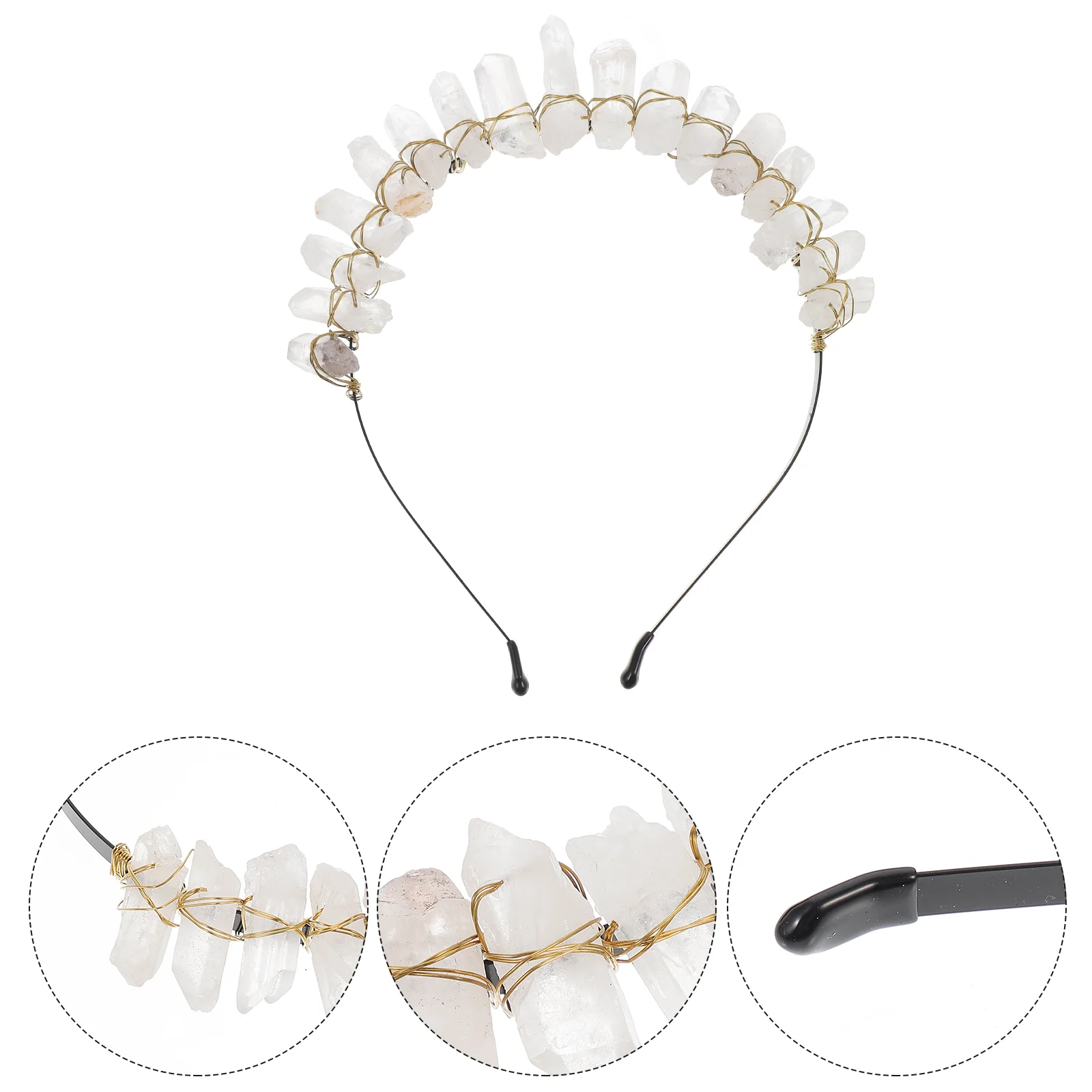 

Headband Bride Rhinestone Headpiece Bridal Headdress Exquisite Hair Accessories