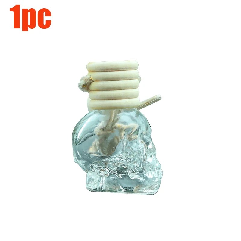 

Автомобильный освежитель воздуха, диффузор, ароматерапия, бутылка эфирного масла, подвесной прозрачный череп, флакон духов, очищающие автомобильные аксессуары