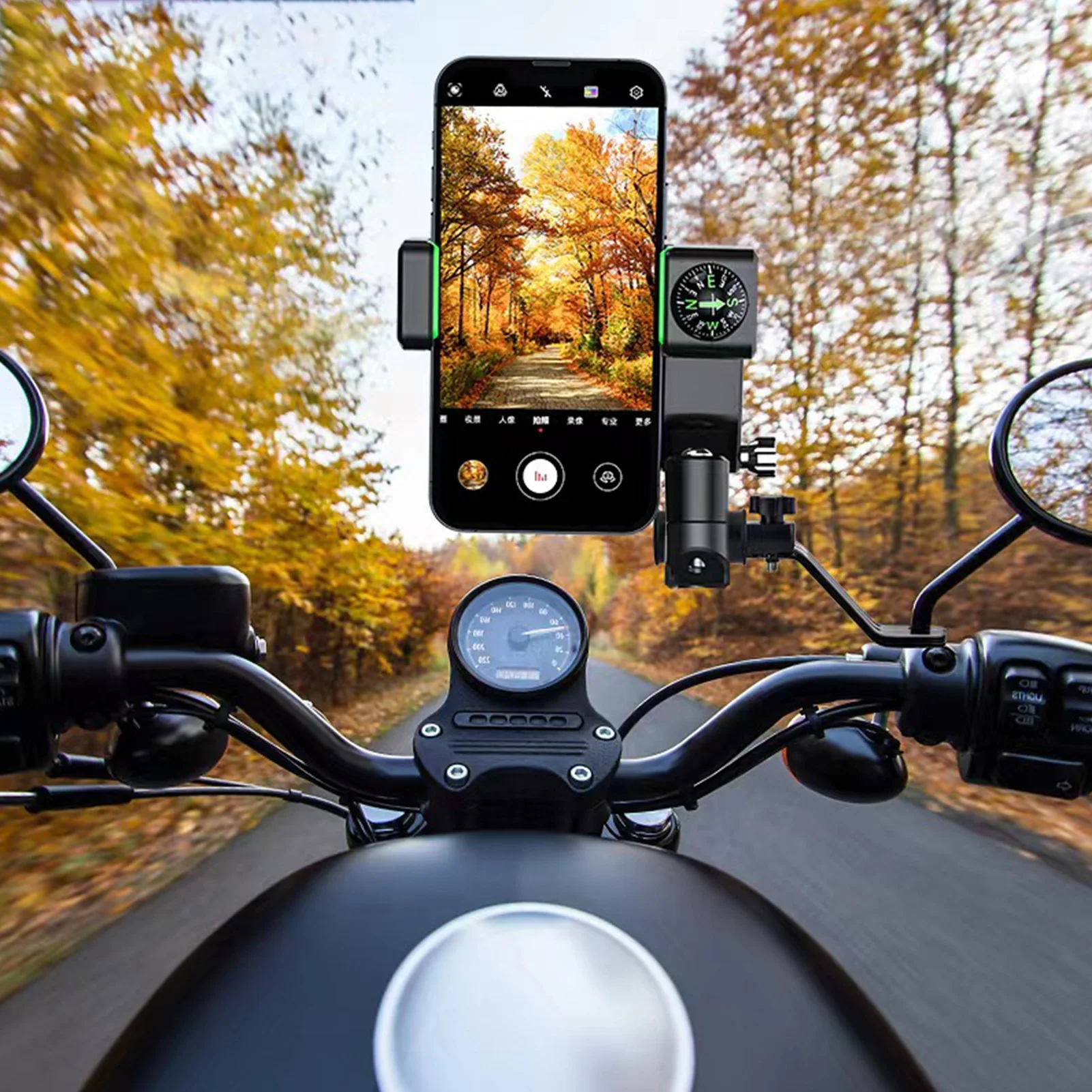 

1PC Adjustable Waterproof Bicycle Phone Holder Universal Bike Motorcycle Handlebar Cell Phone Support Mount Bracket