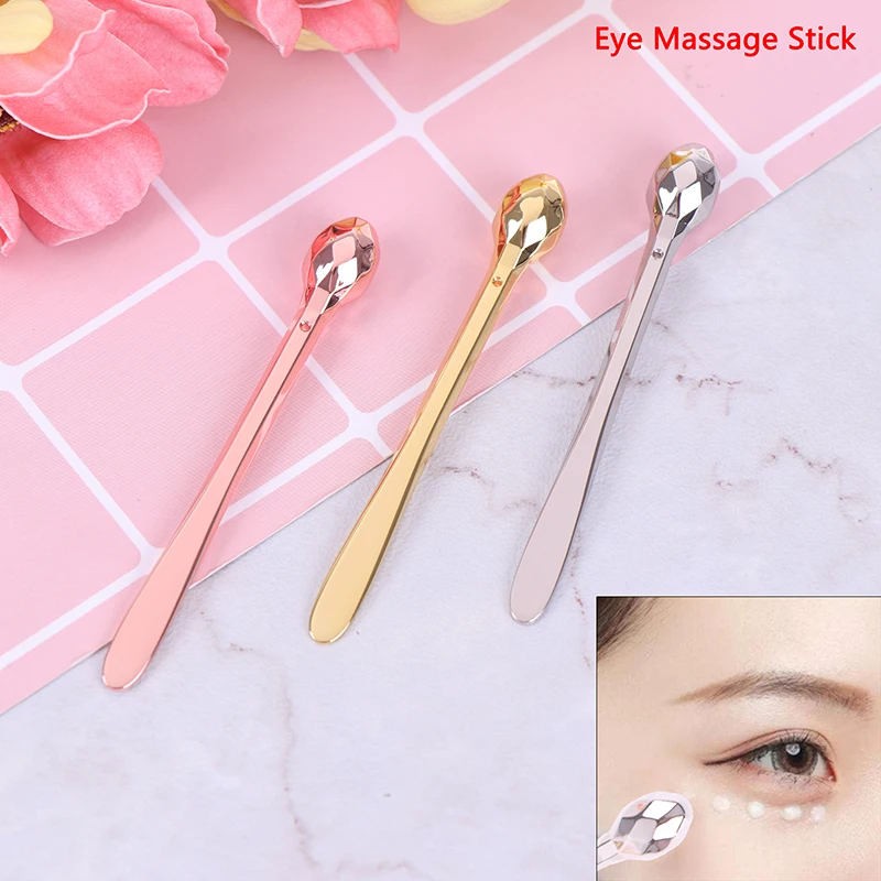 

1pcs Eye Cream Applicator Metal Eye Roller Massage Stick Cosmetic Spatulas Anti Wrinkle Facial Spoon Face Thining Care Tool