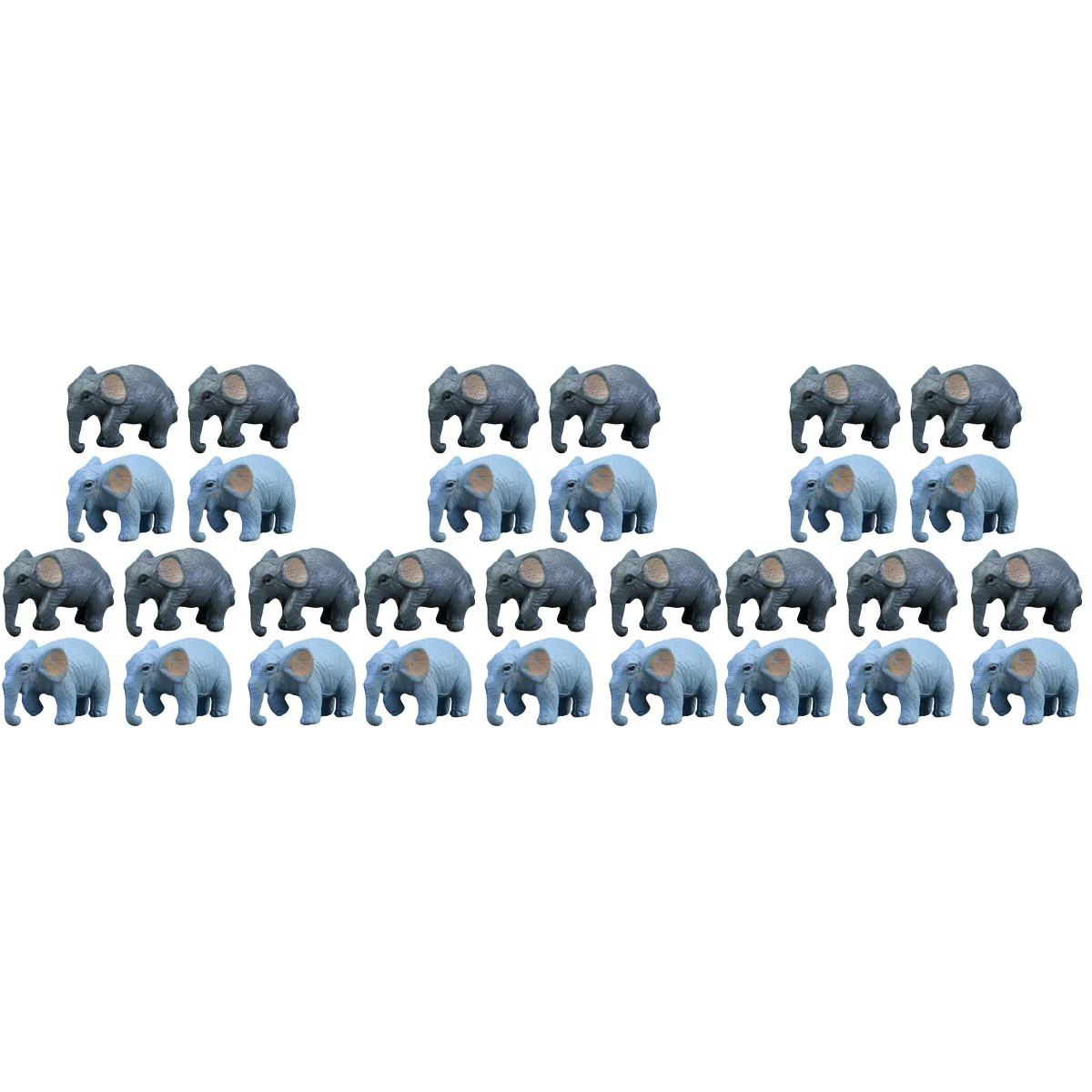 

Elephant Figurinessmall Fairy Mini Decor Figurine Animal Garden Animals Ornament Landscape Miniature Model Statue Wildmicrohome