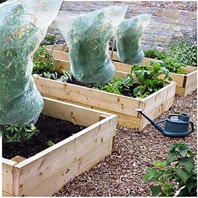 

Fruit Vegetables Care Cover Insect Net Nylon Plant Cover Net Garden Pest Control Plant Protection Net