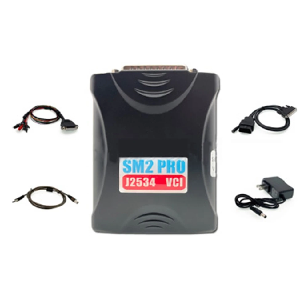 

Для инженеров автомобиля SM2 Pro J2534 VCI ECU Программатор ключ 67 в 1 Автомобильный диагностический инструмент аксессуары US