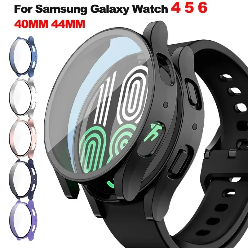 Универсальный защитный чехол для Samsung Galaxy Watch 4/5/6 40 мм/44 мм кристально чистый