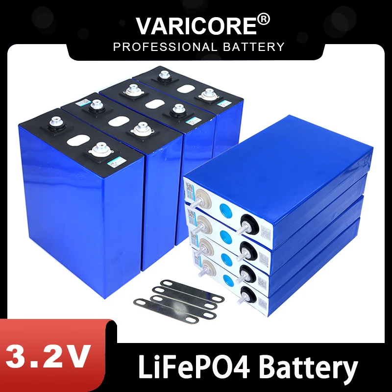 VariCore 3,2 V 280Ah 310Ah 105Ah 90Ah LiFePO4 перезаряжаемая батарея DIY 12V для электрического автомобиля RV Солнечная энергия Гольф-карты бесплатно