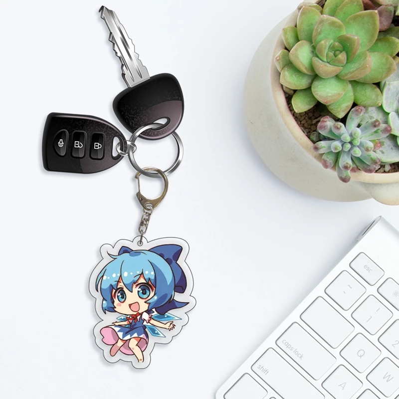 Кавайный проект Touhou подвеска для телефона версия Q аниме фигурки акриловые
