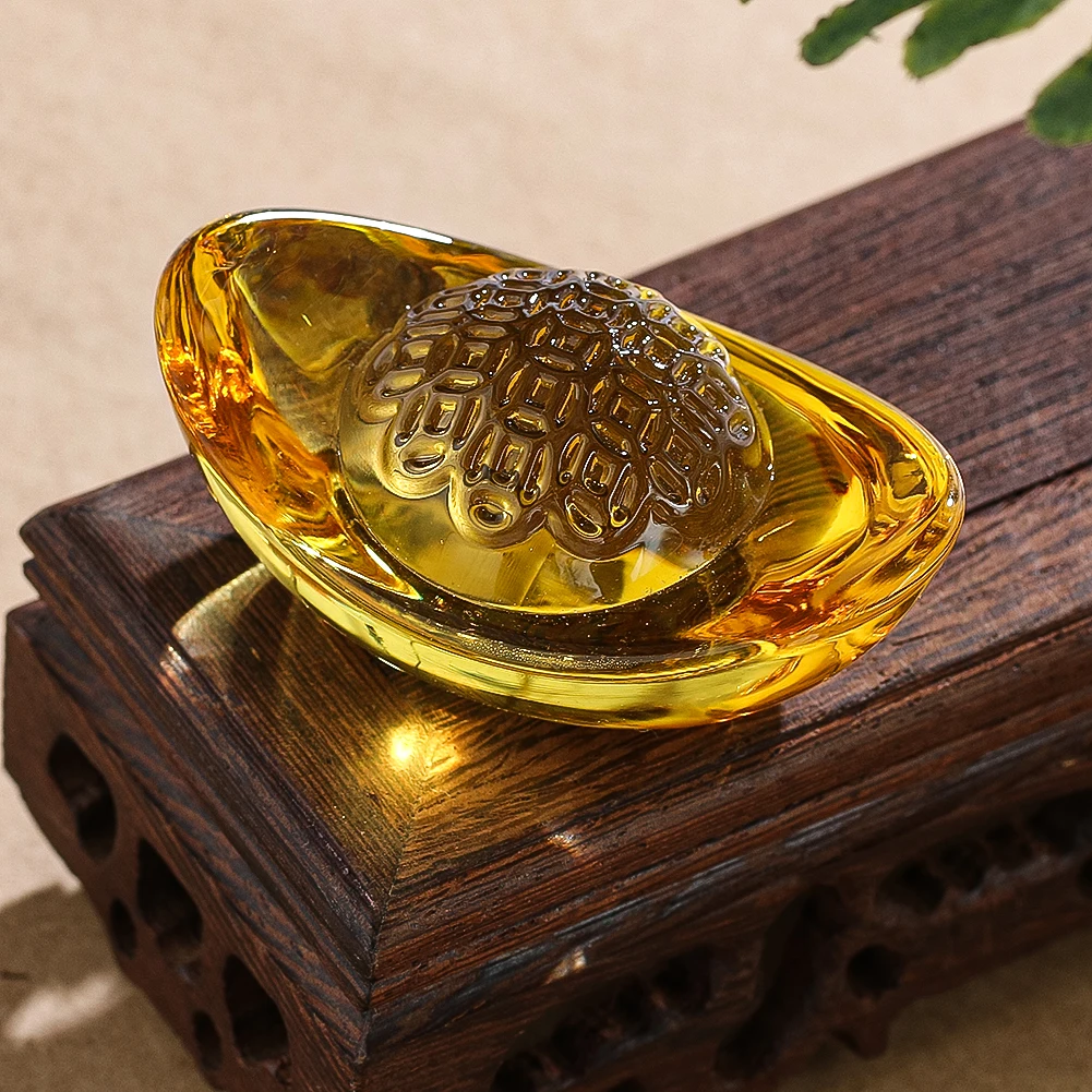 

Фэн-шуй статуэтка золотой слиток Muy Bien