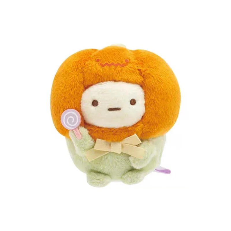 Фото Kawaii аниме San-X Sumikkogurashi Sumikko Gurashi мягкие игрушки Хэллоуин Pumking динозавр Rilakkuma плюшевый брелок детские подарки №3