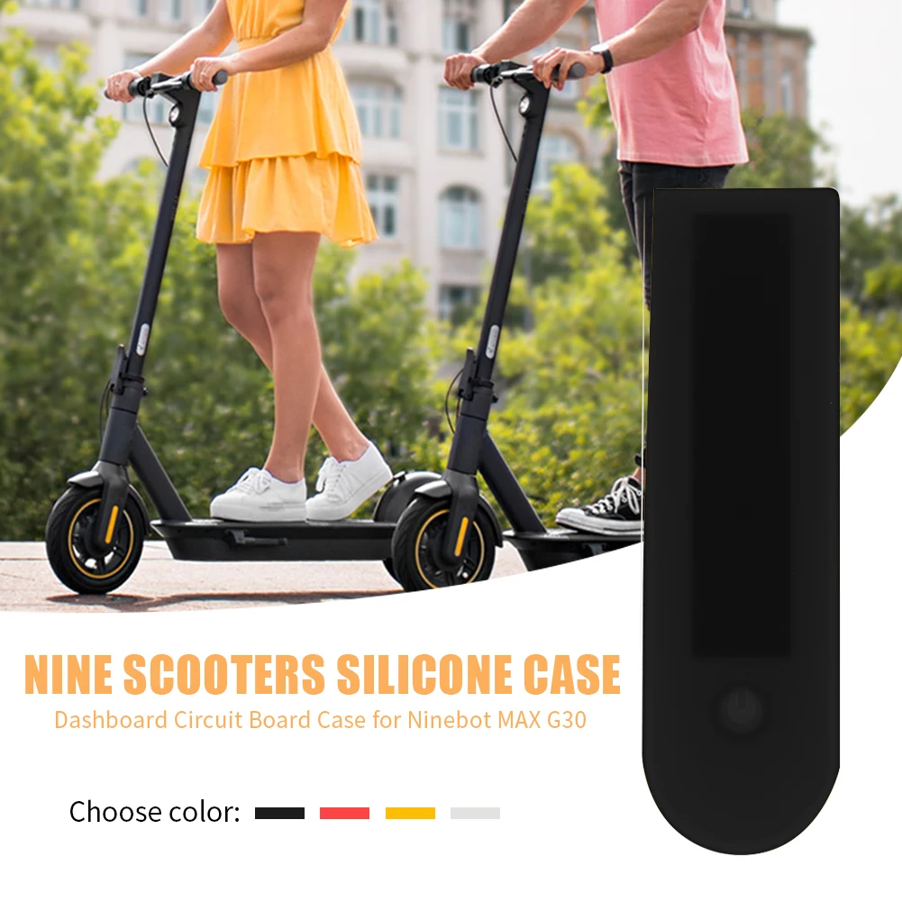 

Ninebot MAX G30 Electric Scooter Central Control Panel Silicone Cover Waterproof Scratchproof Protective Case Accessories