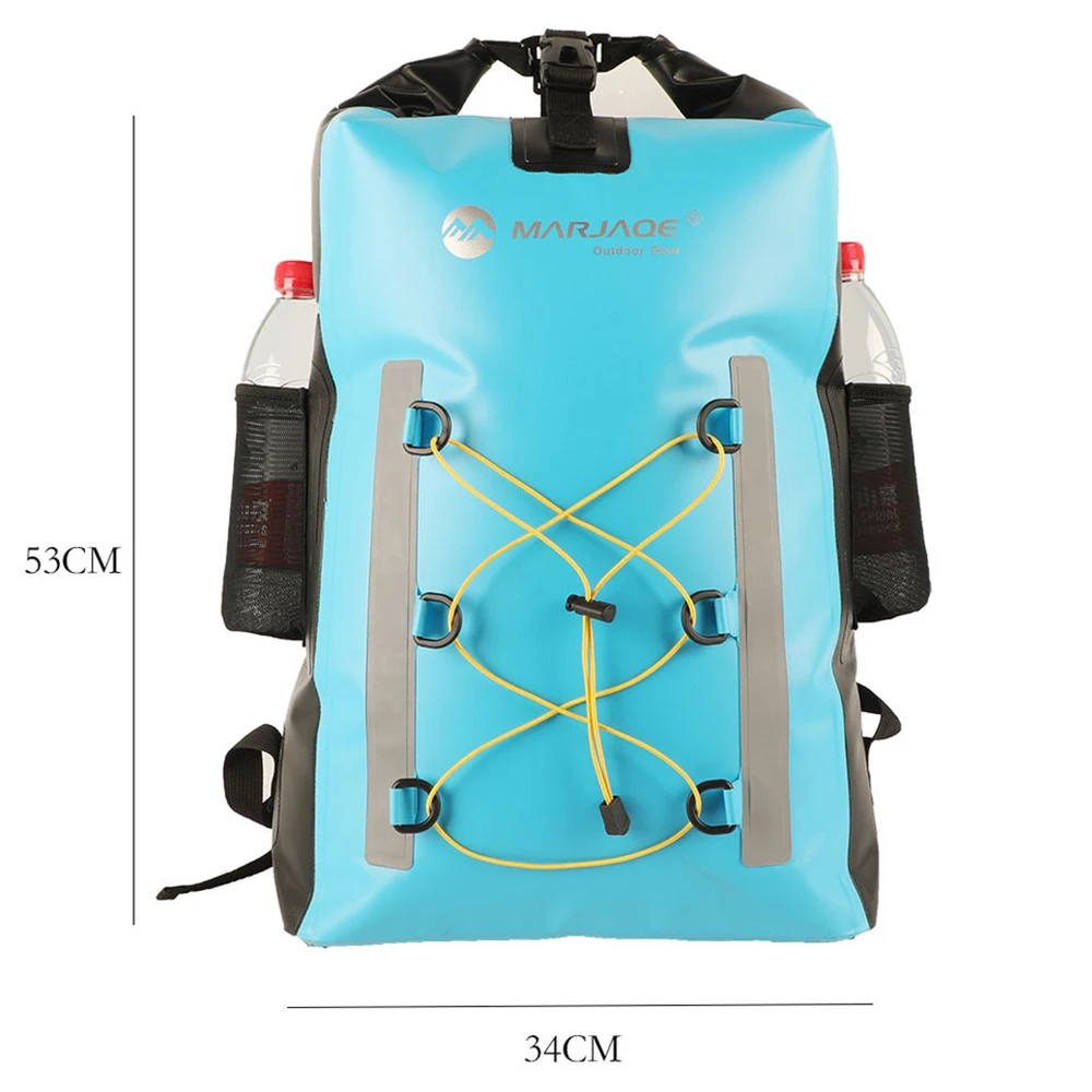 Rafting bag backpack dry and wet separation waterproof bag upstream rafting bag reflective durable outdoor waterproof backpack