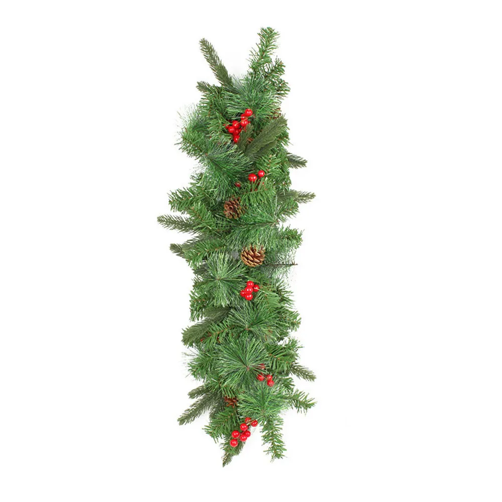 

Essential Holiday Decoration Christmas Pineapple Mailbox Wreath Beautifully Enhancing Your Front Door and Garden